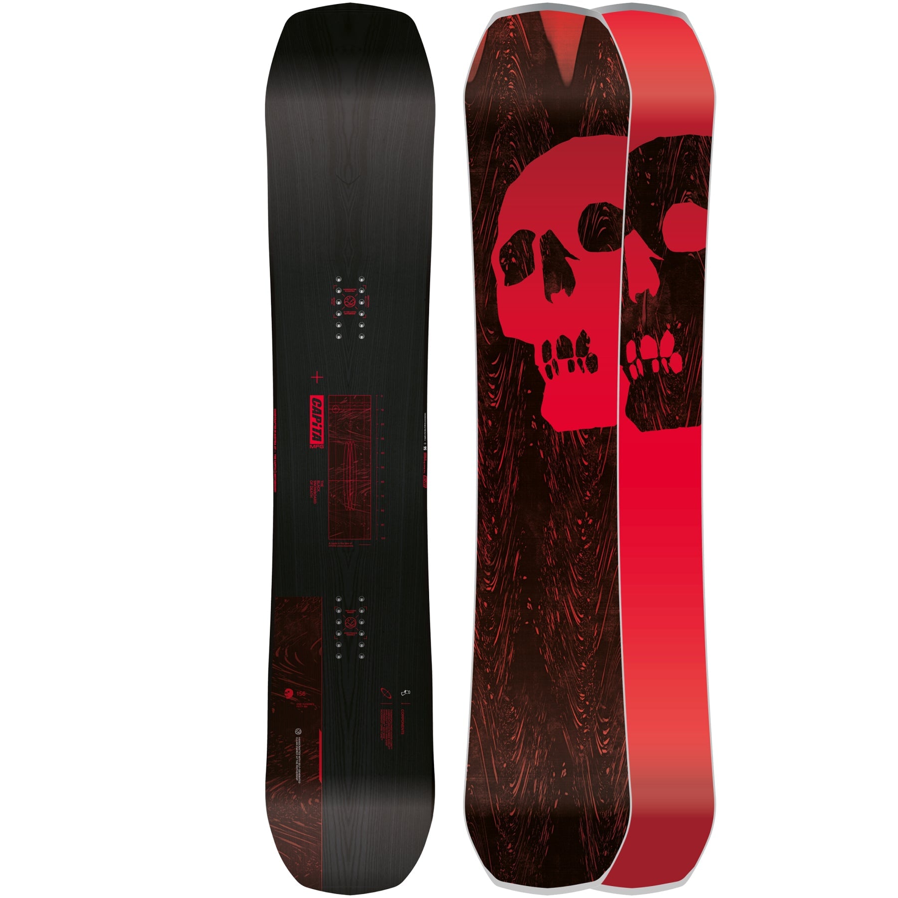 公式通販ショップ CAPITA The Black snowboard of death 156 ...