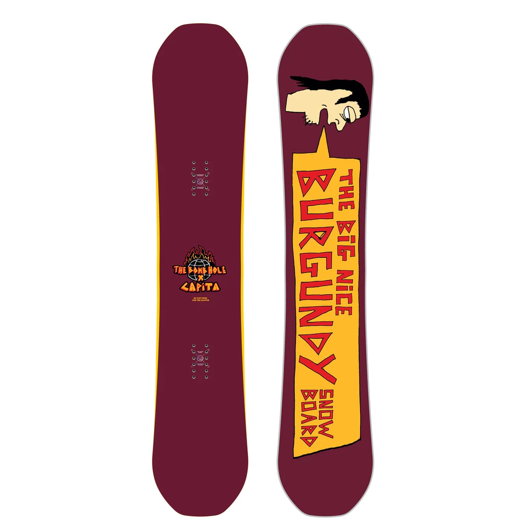 CAPiTA The Big Nice Burgundy Snowboard