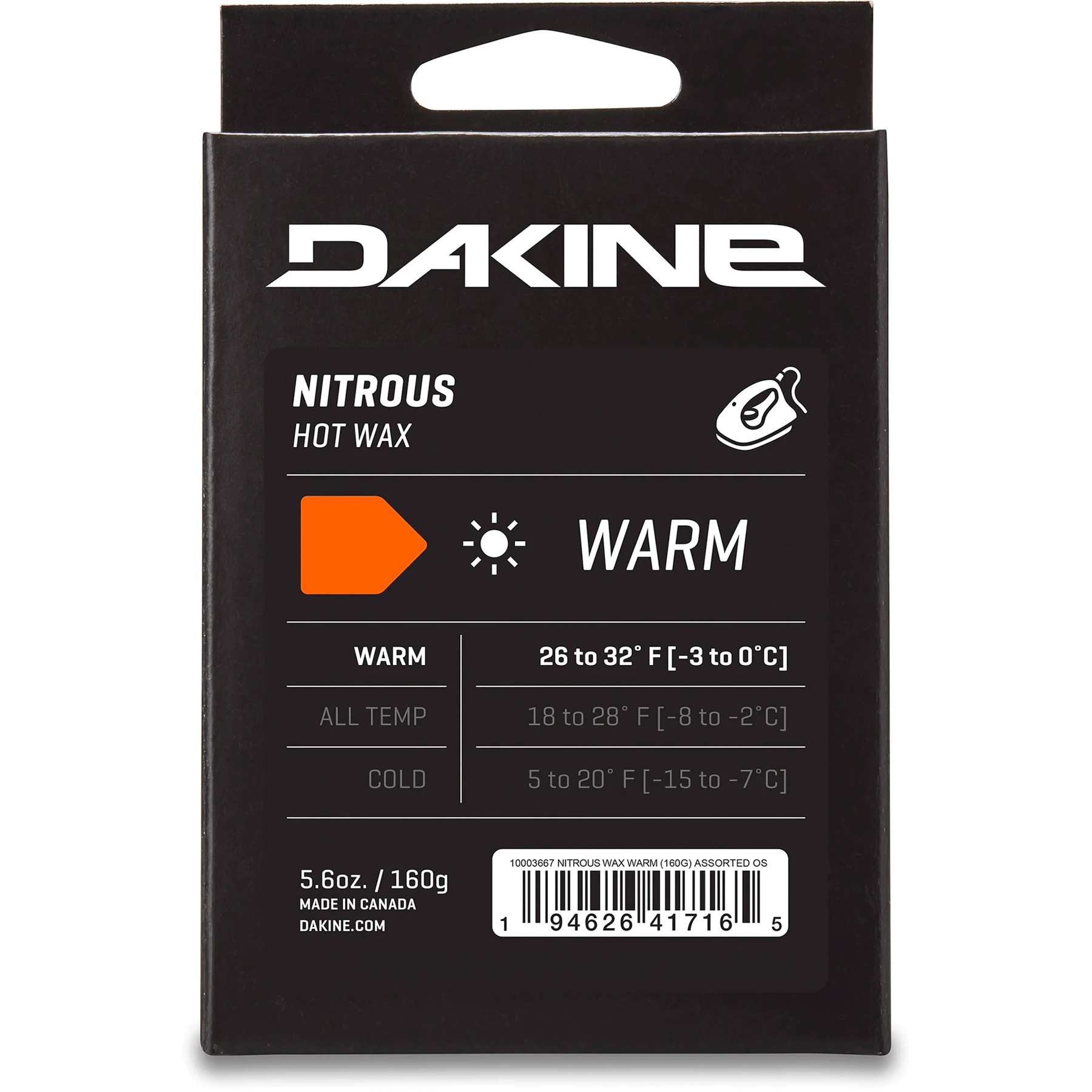 Dakine Nitrous Warm Temp Wax