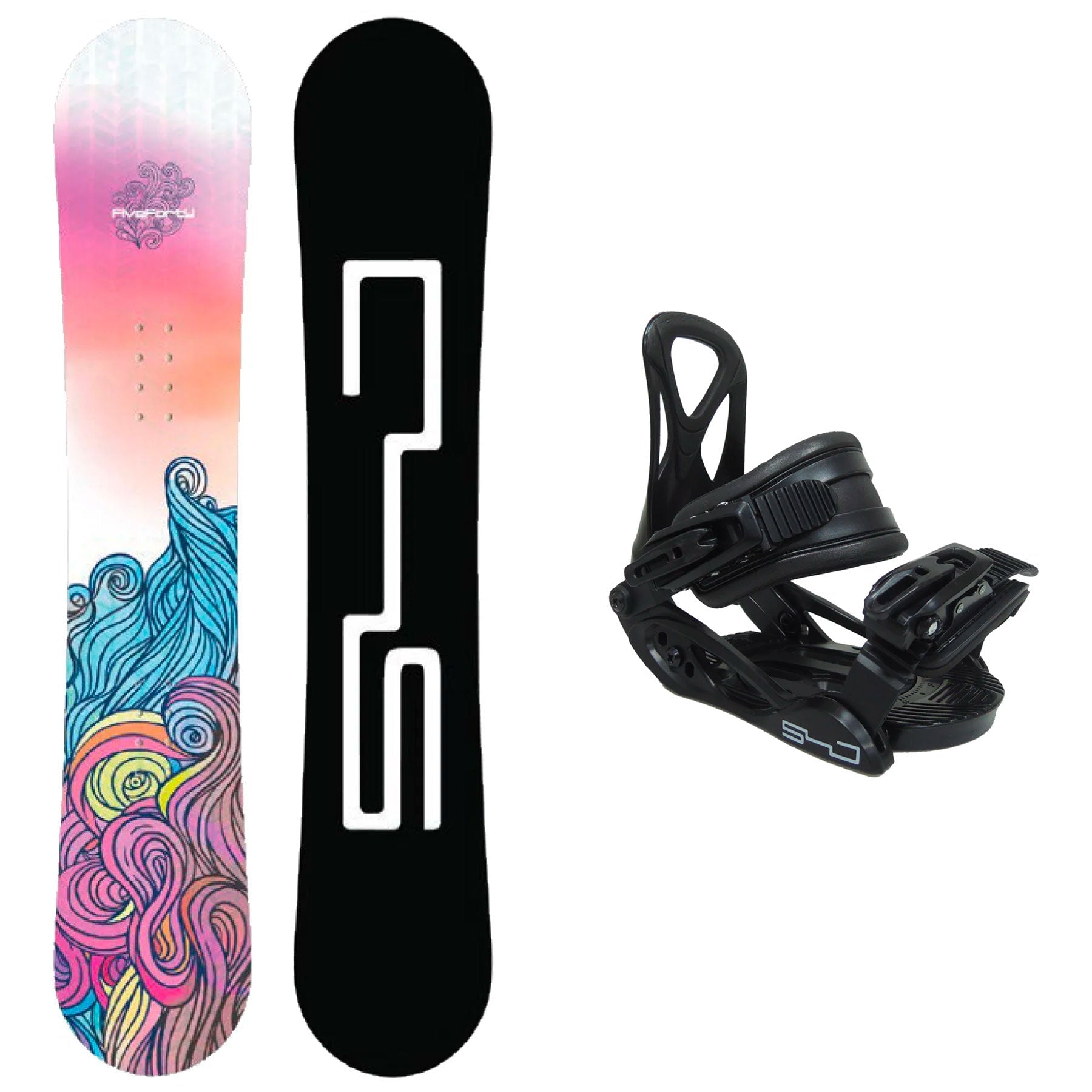 540 LTD Toddler Board Bindings Package