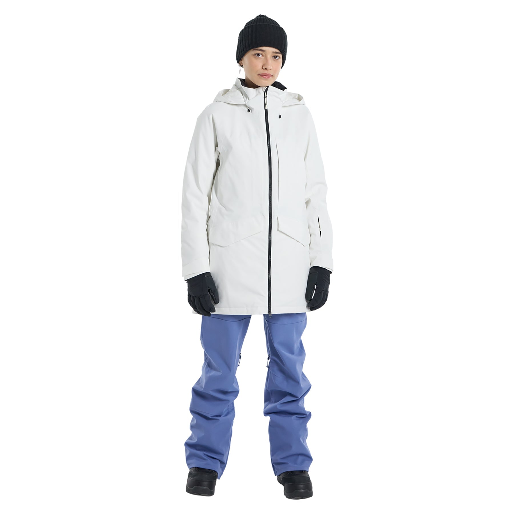 Burton white collection women's jacket best sale