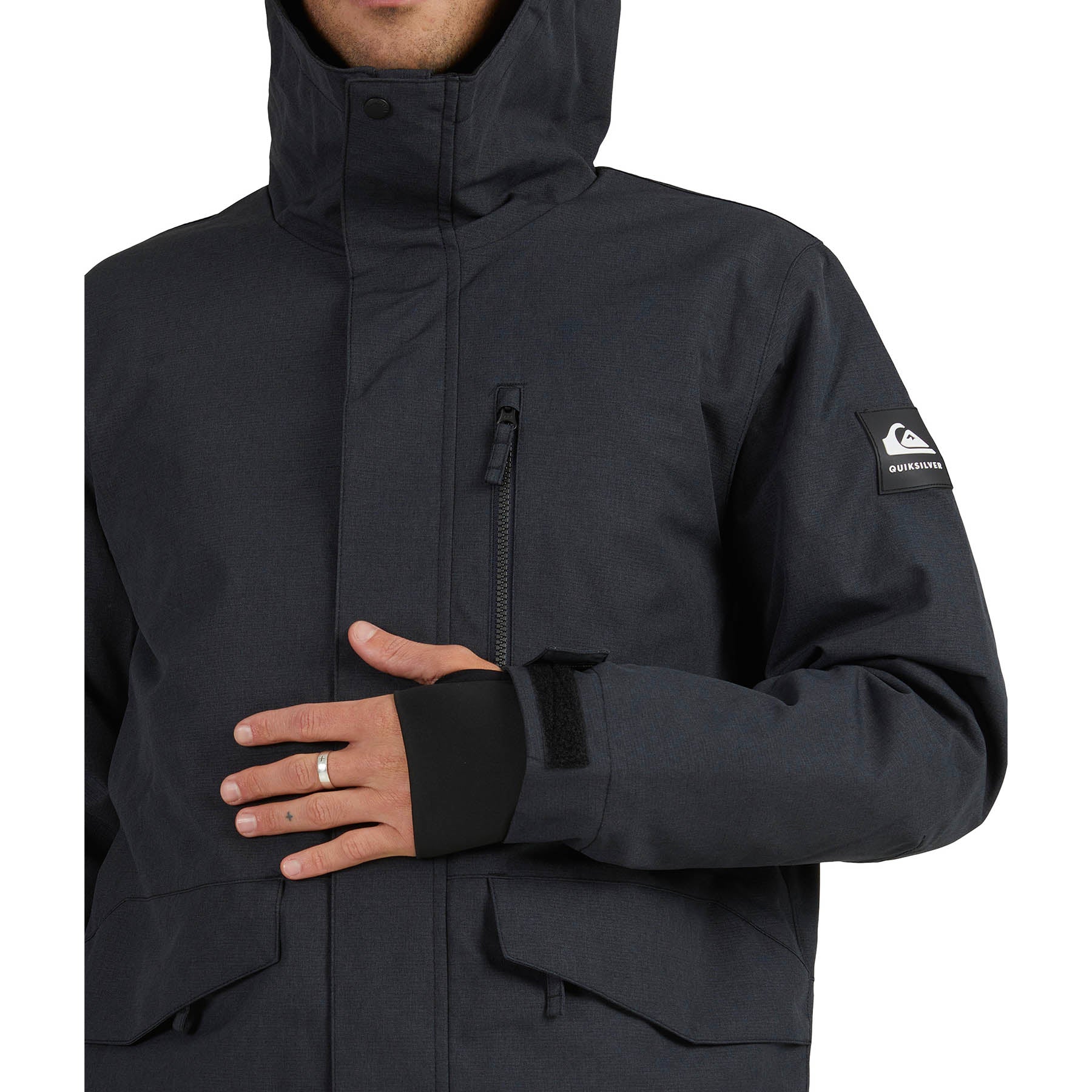 Quicksilver Mission Solid Jacket 2024 Mens Snowboard Jackets Australia